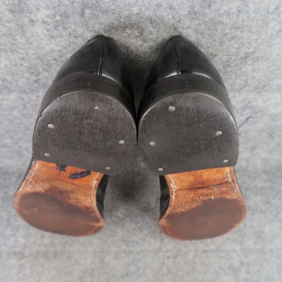 Allen Edmonds Shoes Mens 11 Oxford Leather Black Classic Brogue Cap Toe Formal - Picture 11 of 16